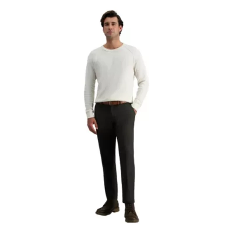 Modern Stretch Herringbone Straight Fit Pant