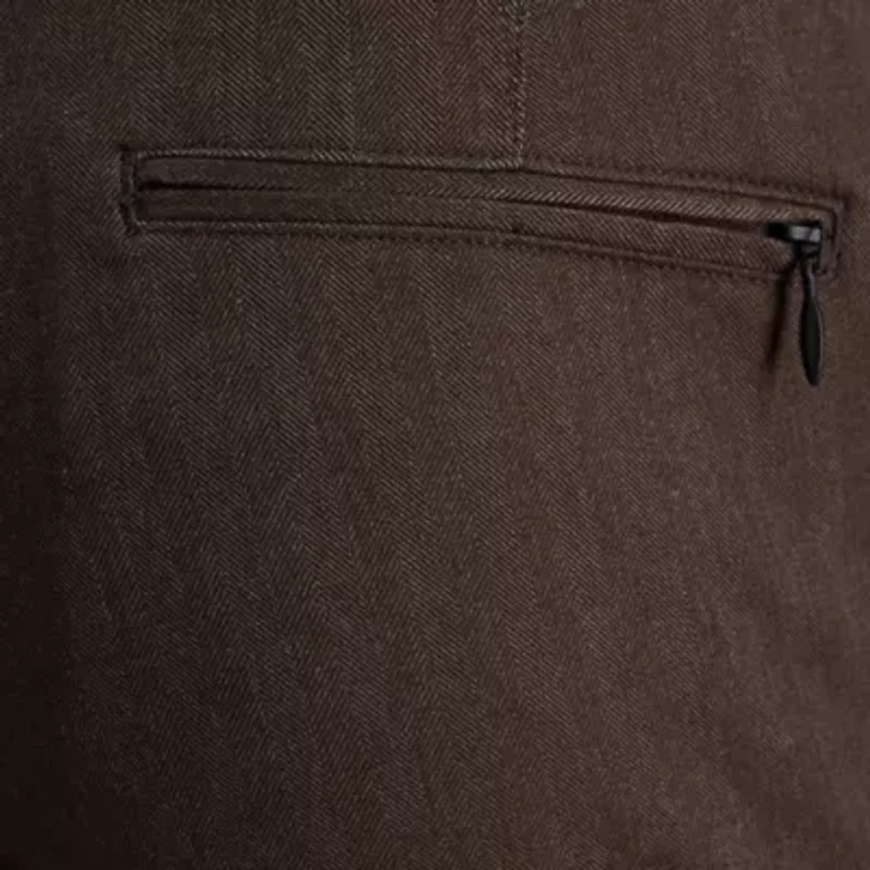 Modern Stretch Herringbone Straight Fit Pant