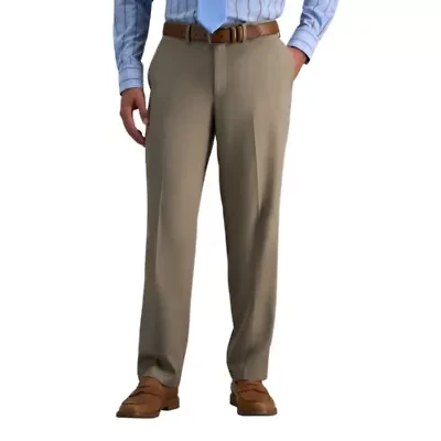 Premium Comfort Melange Broken Twill Straight Fit Dress Pant