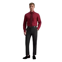 Haggar Men's Slim Fit Premium Comfort Spread Collar Dress Shirt