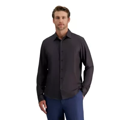 Haggar© Men's Long Sleeve Performance Button Down Shirt