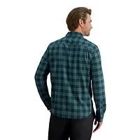 Haggar© Men's Long Sleeve Performance Plaid Button Down Shirt