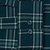 Big & Tall Haggar® Men's Long Sleeve Performance Plaid Button Down Shirt