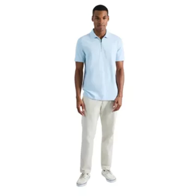 Men's Comfort Luxe Straight Fit Flat Linen Front Pant