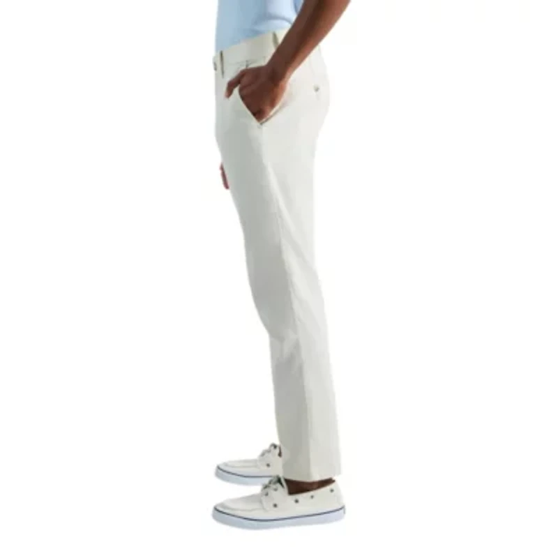Men's Comfort Luxe Straight Fit Flat Linen Front Pant