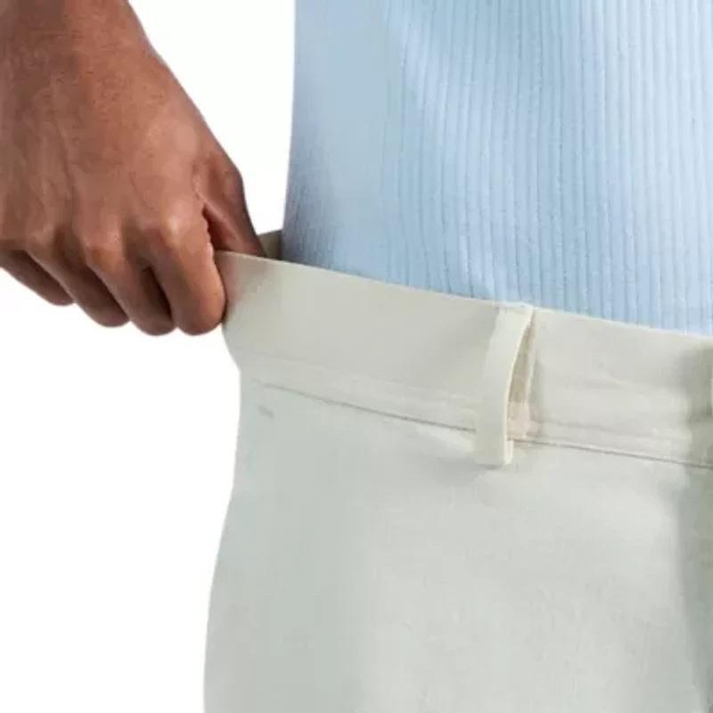 Men's Comfort Luxe Straight Fit Flat Linen Front Pant