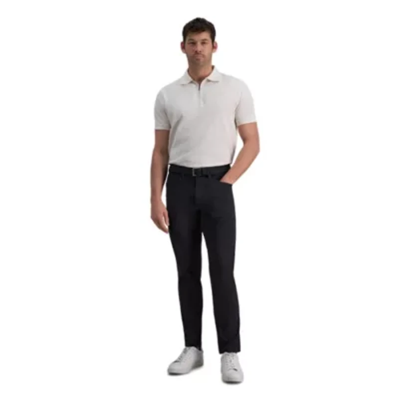 Sport Men's Stretch Knit 5-Pocket Straight Fit Pant