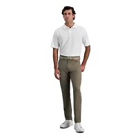 Sport Nylon Dobby Performance 5-Pocket Straight Fit Pant