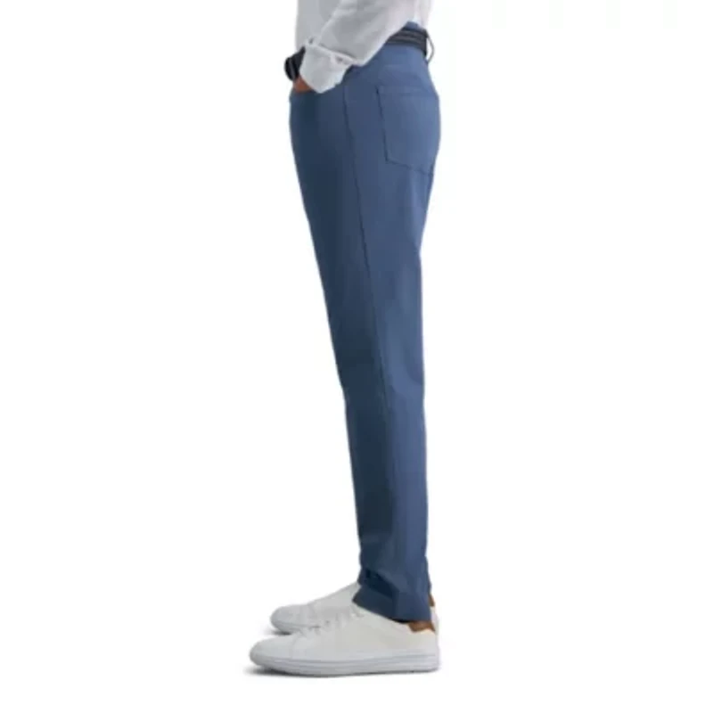 Sport Nylon Dobby Performance 5-Pocket Straight Fit Pant