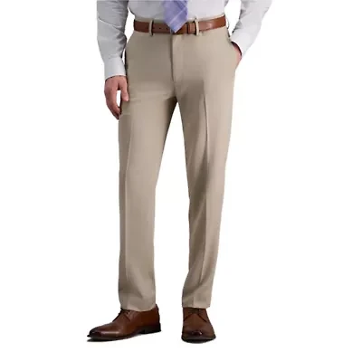 Men's Premium Comfort Slim Fit Flat Front Dress Pant