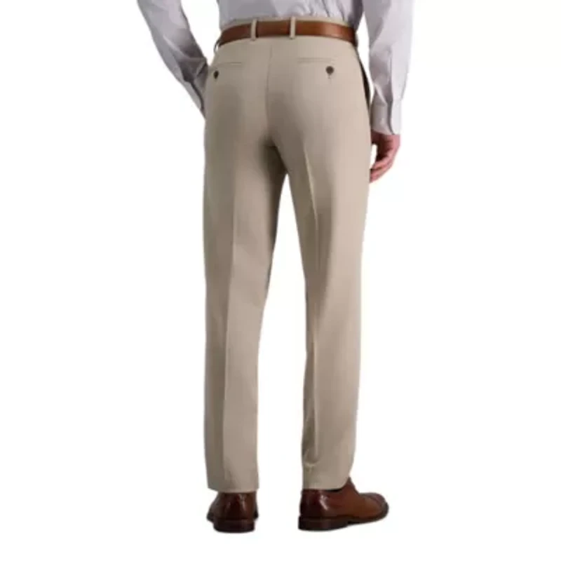 Men's Premium Comfort Slim Fit Flat Front Dress Pant