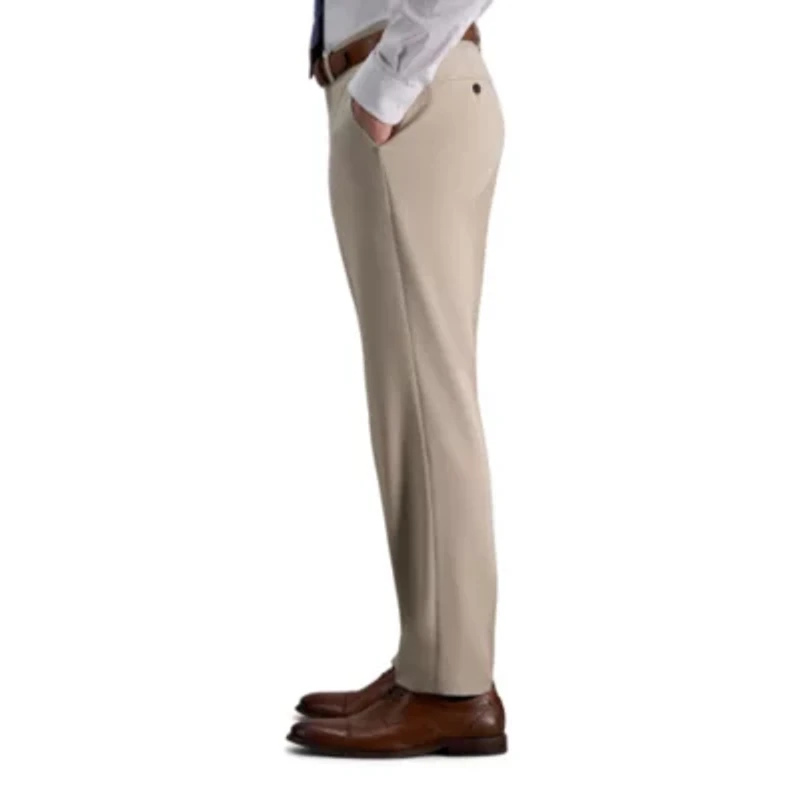 Men's Premium Comfort Slim Fit Flat Front Dress Pant