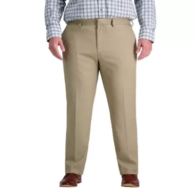 Big & Tall Premium Comfort Straight Fit Flat Front Pant