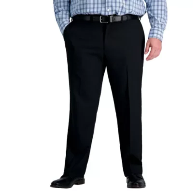 Big & Tall Premium Comfort Straight Fit Flat Front Pant