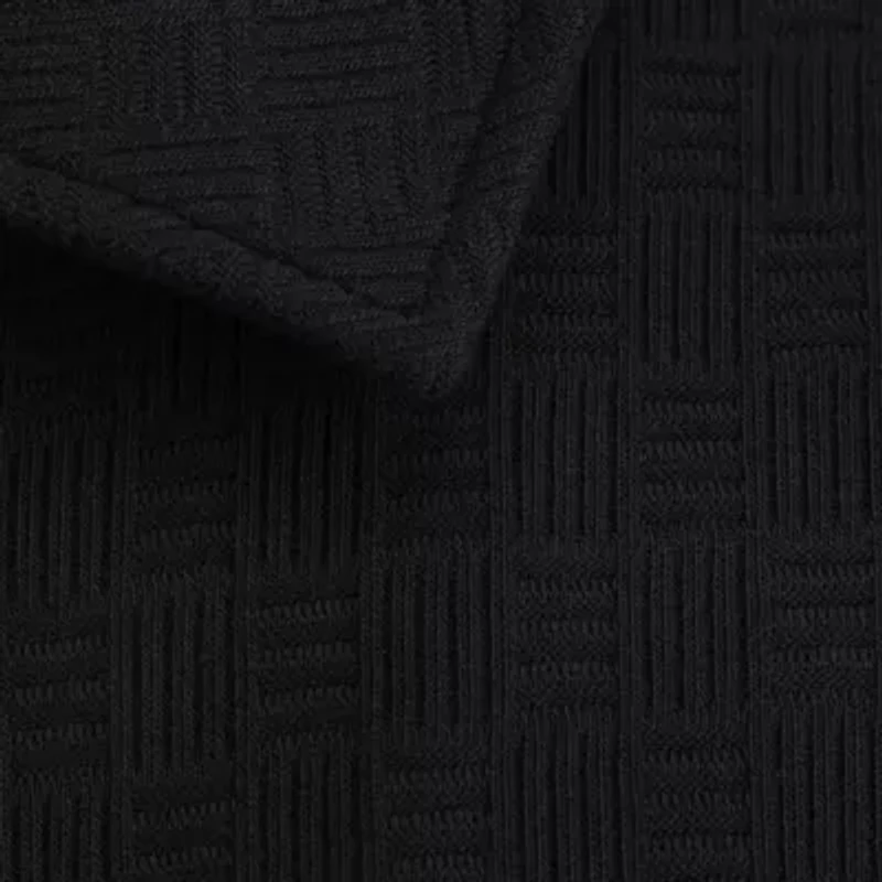 Haggar® Men's Short Sleeve Knit Jacquard Button Down Casual Shirt