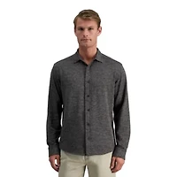 Haggar® Men's Long Sleeve Twill Knit Button Down Shirt