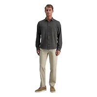 Haggar® Men's Long Sleeve Twill Knit Button Down Shirt