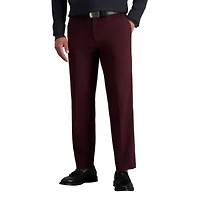 J.M. Haggar™ Men's Tailored Fit Burgundy Diamond Weave Suit Separates Pant
