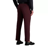 J.M. Haggar™ Men's Tailored Fit Burgundy Diamond Weave Suit Separates Pant