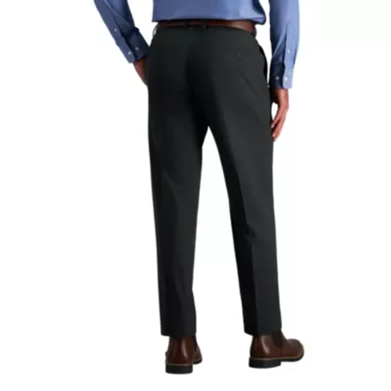 J.M. Haggar™ Men's Tailored Fit Dark Green Stretch Weave Flat Front Suit Separates Pant