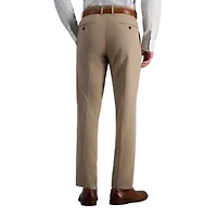 Haggar Smart Wash Men's Premium Stretch Plaid Slim Fit Flat Front Suit Separates Pant