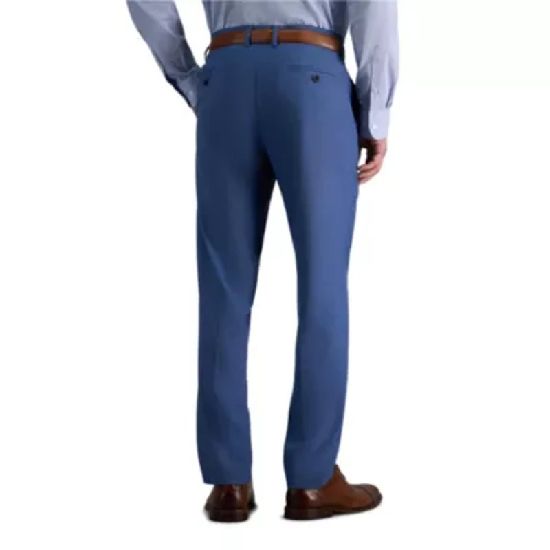 Haggar Men's Smart Wash Premium Stretch Slim Fit Flat Front Suit Separates Pant