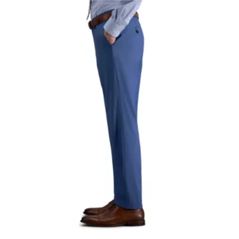 Haggar Men's Smart Wash Premium Stretch Slim Fit Flat Front Suit Separates Pant