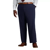 Big  & Tall J.M. Haggar™ Slim Fit Blue Plaid Suit Separate Pant