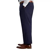 Big  & Tall J.M. Haggar™ Slim Fit Blue Plaid Suit Separate Pant