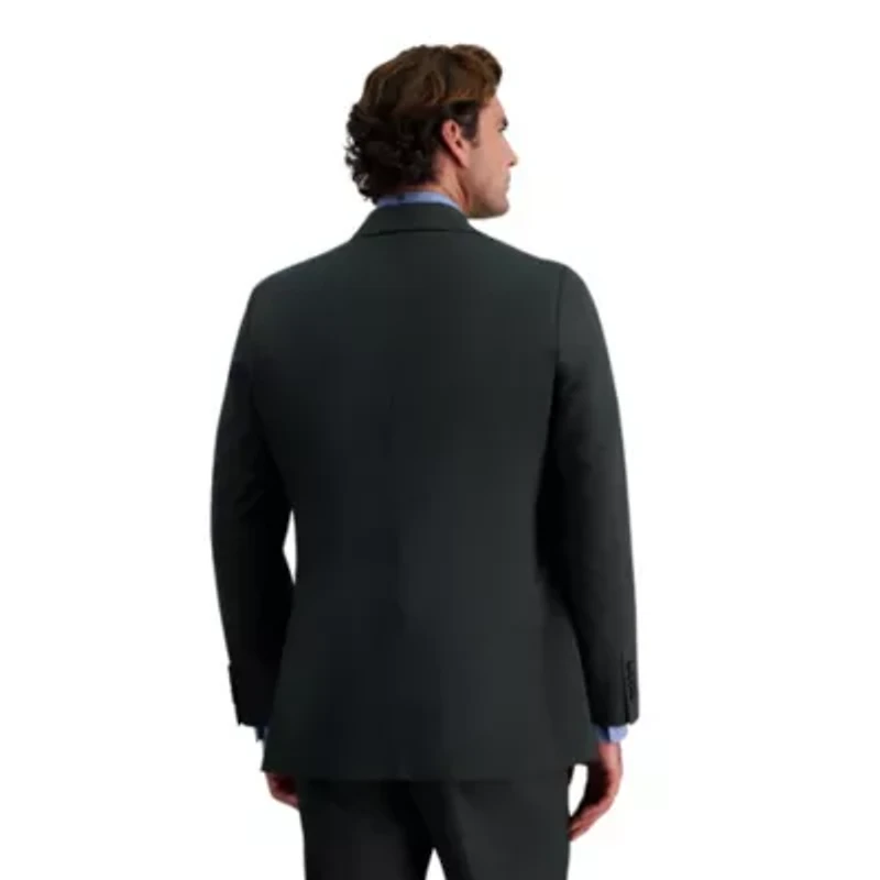 J.M. Haggar™ Men's Tailored Fit Dark Green Stretch Weave Suit Separates Jacket