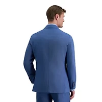 Haggar Smart Wash Men's Premium Stretch Plaid Slim Fit Suit Separates Jacket