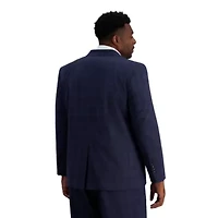 Big & Tall J.M. Haggar™ Slim Fit Blue Plaid Suit Separate Jacket