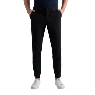 Kenneth Cole REACTION Linen Blend Slim Fit Flat Front Chino Pant