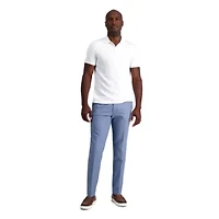 Kenneth Cole REACTION Linen Blend Slim Fit Flat Front Chino Pant