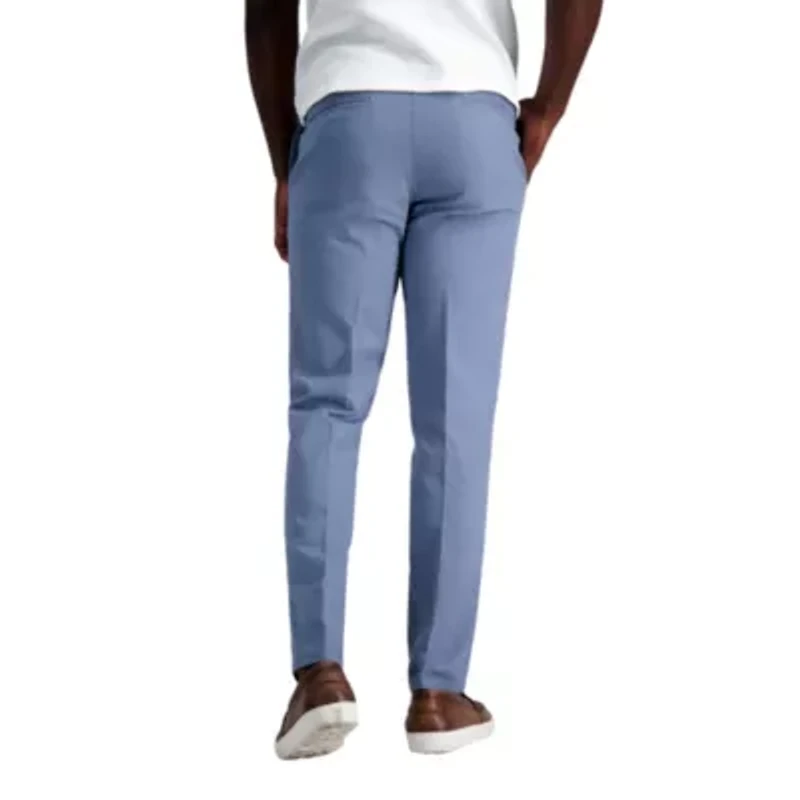 Kenneth Cole REACTION Linen Blend Slim Fit Flat Front Chino Pant