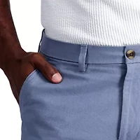 Kenneth Cole REACTION Linen Blend Slim Fit Flat Front Chino Pant