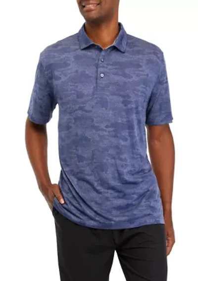 Short Sleeve Printed Polo Shirt