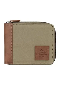 RFID Slimfold Zip-around Wallet