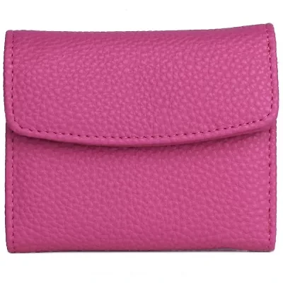 Pebble Vegan Leather PMU Mini Trifold