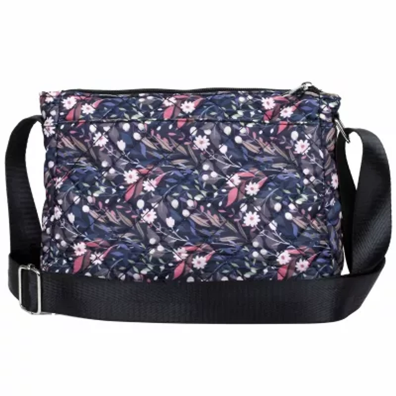 Quilted Nylon Organizer Crossbody