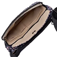 Quilted Nylon Organizer Crossbody