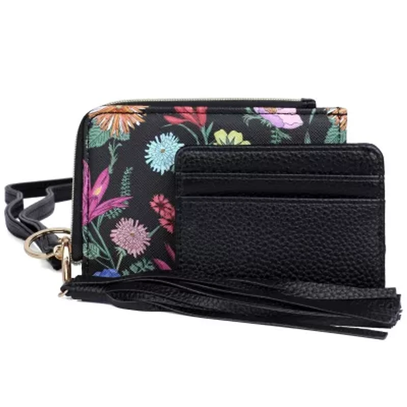 Pebble Vegan Leather L-zip Wallet