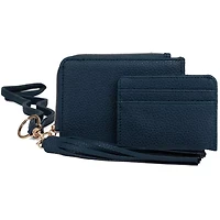 Pebble Vegan Leather L-zip Wallet