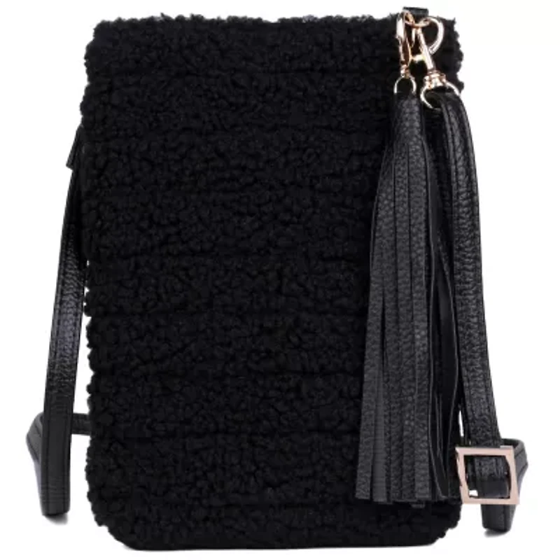 Botanical Printed Vegan Leather NS Cell Phone Bag