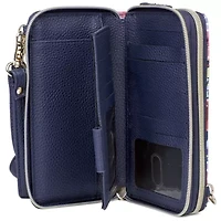 Impressionist Floral Printed Vegan Leather Ultimate Organizer