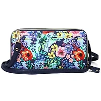 Impressionist Floral Printed Vegan Leather Ultimate Organizer