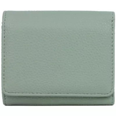 Pebble Vegan Leather PMU Mini Trifold