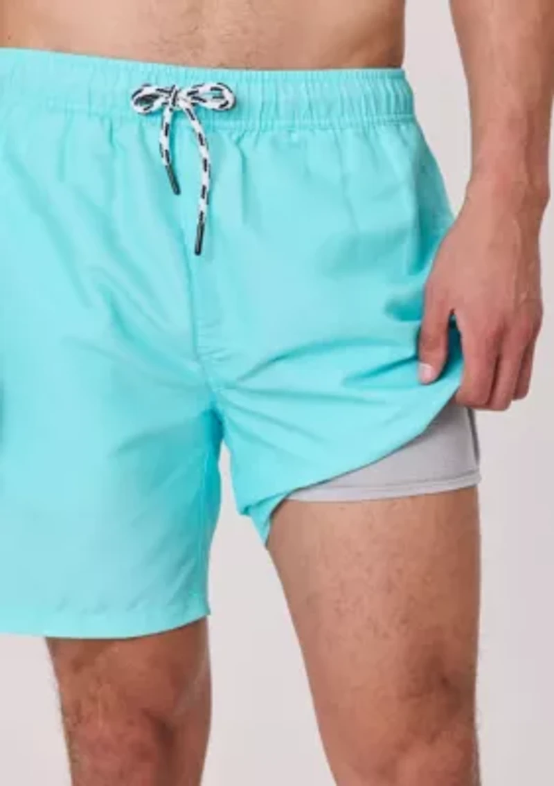 Mens Aqua Comfort Lined Swim Short