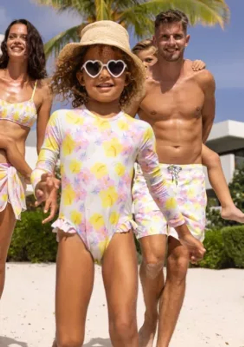 Mens Aloha Vacay Recycled Swim Short