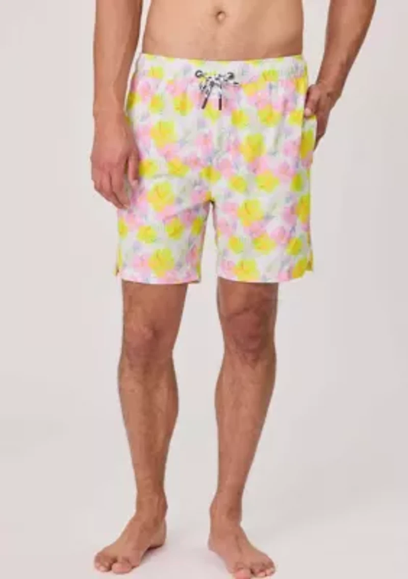 Mens Aloha Vacay Recycled Swim Short